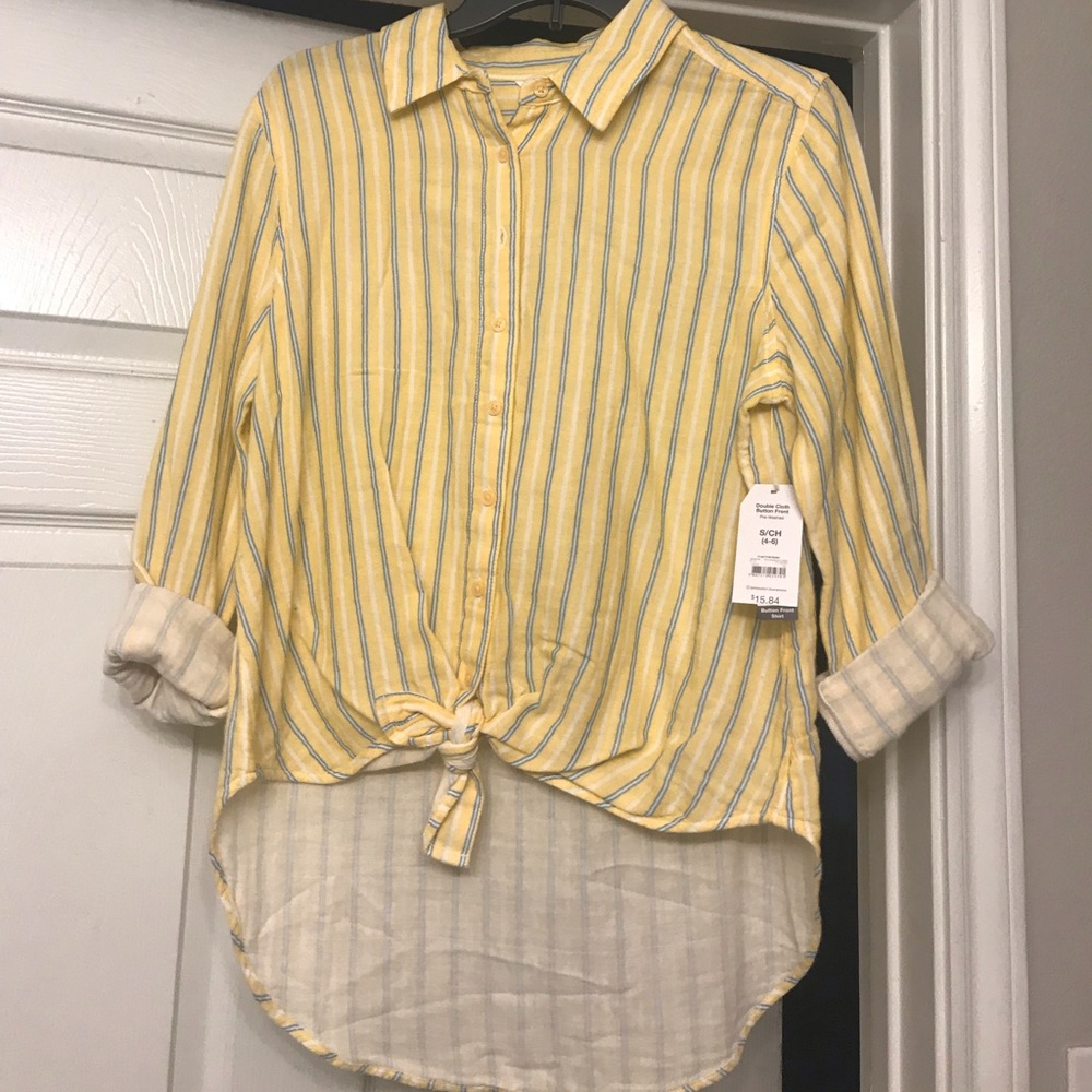 Striped Collar Shirt